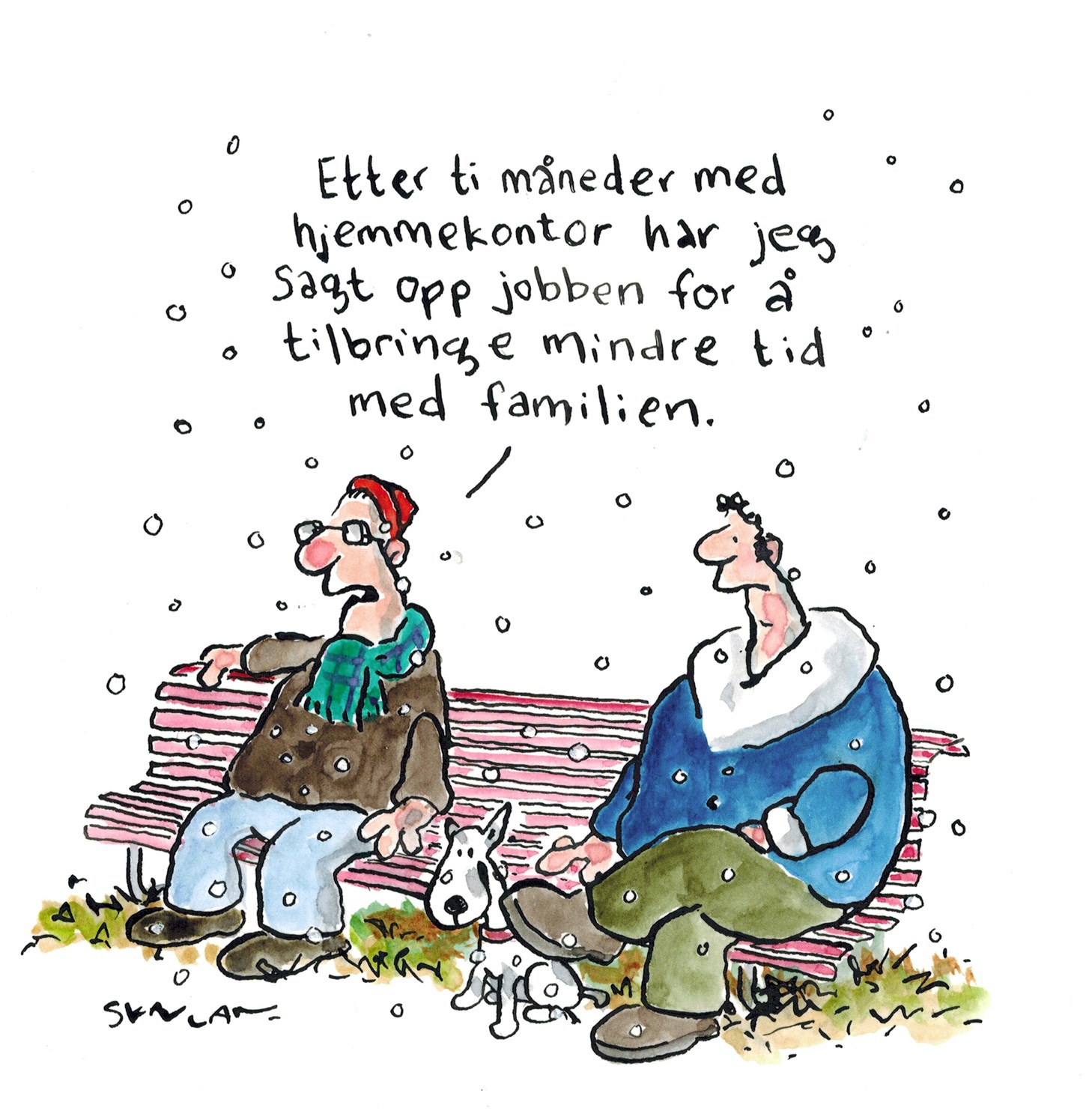 Fredrik Skavlan: Familien (Aftenposten)